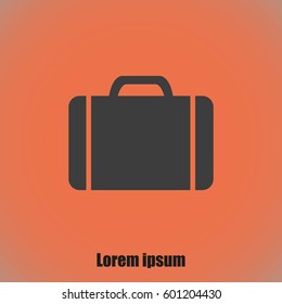 Baggage vector icon