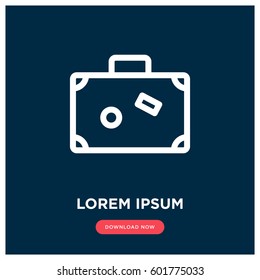 Baggage vector icon