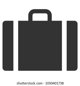 Baggage vector icon. Illustration style is a flat iconic symbol.