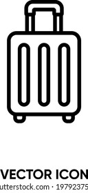 Baggage vector icon. Modern, simple flat vector illustration for website or mobile app.Luggage symbol, logo illustration. Pixel perfect vector graphics