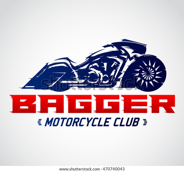 Bagger Motorcycle Club Vector Emblem Stock Vector (Royalty Free ...