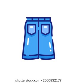 Baggy Jeans Y2K Vector Icon Illustration