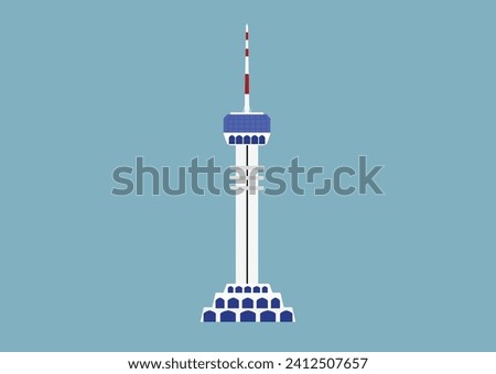 Baghdad communication tower in Iraq
