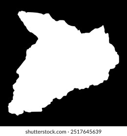 Baghlan province map, administrative division of Afghanistan.