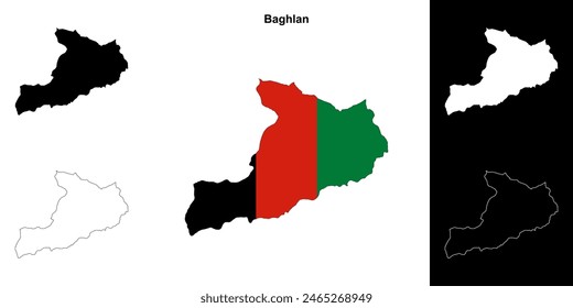 Übersichtskarte der Provinz Baghlan