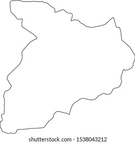 Baghlan Region Map Afghanistan Stock Vector (Royalty Free) 1538043212 ...