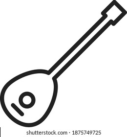 baglama icon , vector illustration 