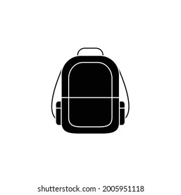 Bagpack icon, vector eps 10