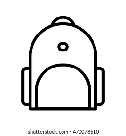 Bagpack Line Icon