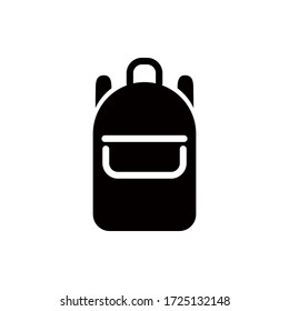 bagpack travel icon vector logo 