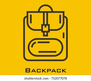 Bagpack Vector Icon