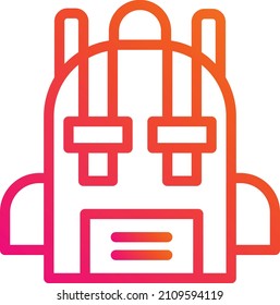 Bagpack Vector Icon Design Illustration