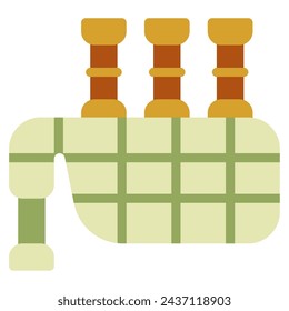 Bagpipes icon for web, app, infographic, etc