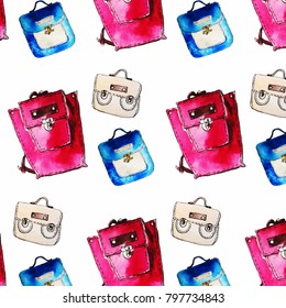 Bags and backpacks illustration