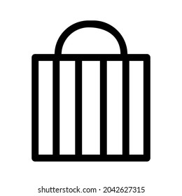 bags icon or logo isolated sign symbol vector illustration - high quality black style vector icons
