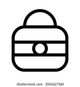 bags icon or logo isolated sign symbol vector illustration - high quality black style vector icons
