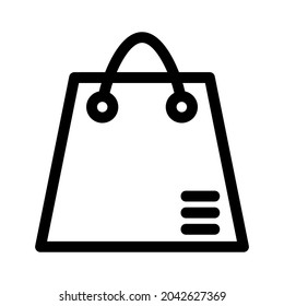 bags icon or logo isolated sign symbol vector illustration - high quality black style vector icons
