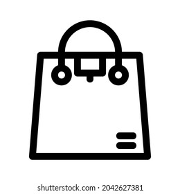 bags icon or logo isolated sign symbol vector illustration - high quality black style vector icons
