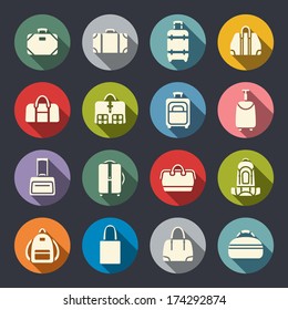 Bags icon set