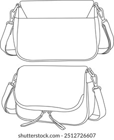 Bolsos aislados Mochila, bolso Vector Icon School mochilas Ilustración vectorial plana conjunto, bolso línea icono aislado, bolsos de moda colección