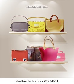 Bags on the store shelves