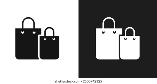 Vector del arte de la línea del icono de las compras