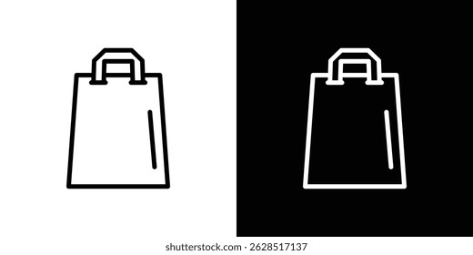 Bags Shopping icon vector for web, computer and mobile apps