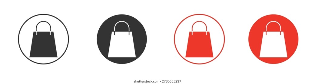 Bags ícone de compras. web vetor design