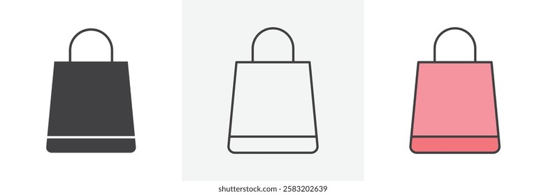 Bags Shopping icons pack for website designs