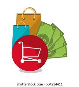 Bags and shopping online design