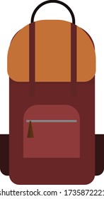 bags simple clip art vector illustration