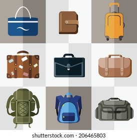 Bags, suitcases, backpacks. Bags for travel, business, school, hiking and beach.