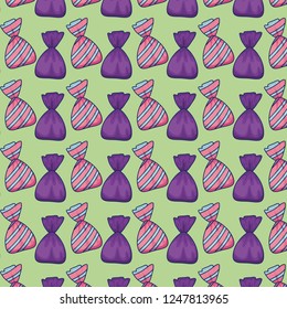 bags of sweet candies pattern