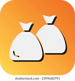 Bags Vector Glyph Gradient Background Icon For Personal And Commercial Use.
