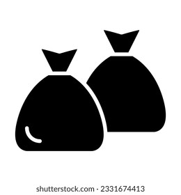 Bags Vector Glyph Icon For Personal And Commercial Use.
