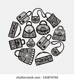 Bags vector illustration
