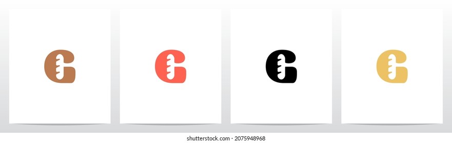 Baguete On Letter Logo Design G