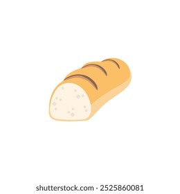 Icono de pan Baguette. Diseño de Ilustración vectorial.