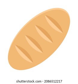 Icono de vector de color de Baguette que puede modificar fácilmente

