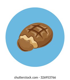 
Baguette Colored Vector Icon
