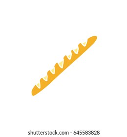 baguette doodle icon