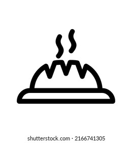 baguette icon or logo isolated sign symbol vector illustration - high quality black style vector icons
