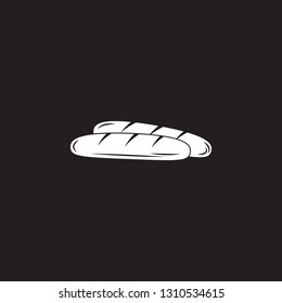 Baguette icon. Simple element illustration. Baguette symbol design template. Can be used for web and mobile