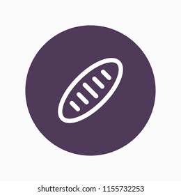 baguette icon vector