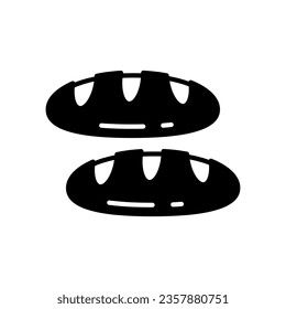 Icono de Baguette en vector. Ilustración