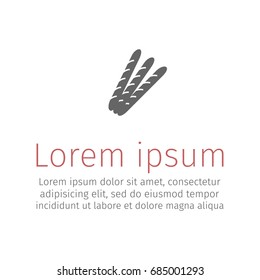 Baguette icon. Vector sign for web graphics.