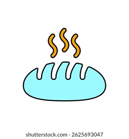 baguette icons  symbol vector elements for infographic web