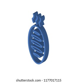 Baguette isometric left top view 3D icon