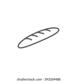 Baguette line icon.