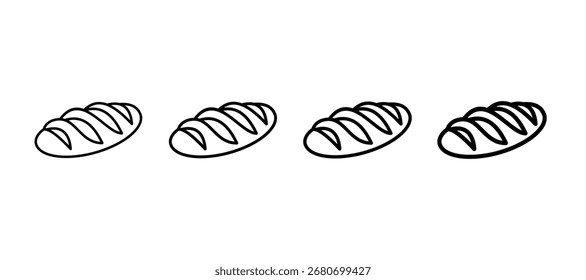 Baguette Multiple Line Icon Element